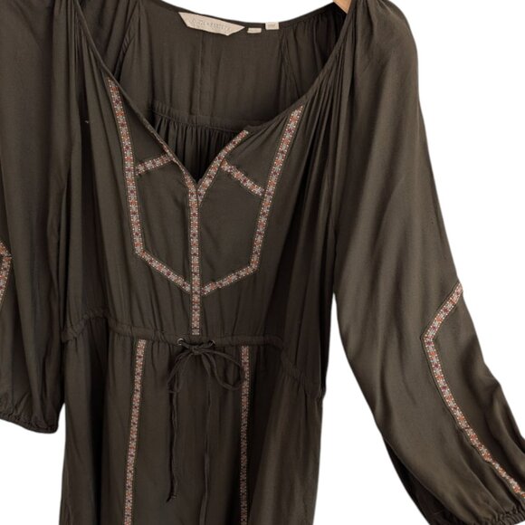 Anthropologie Edme & Esyllte Ribboned Peasant Dress - Picture 6 of 7